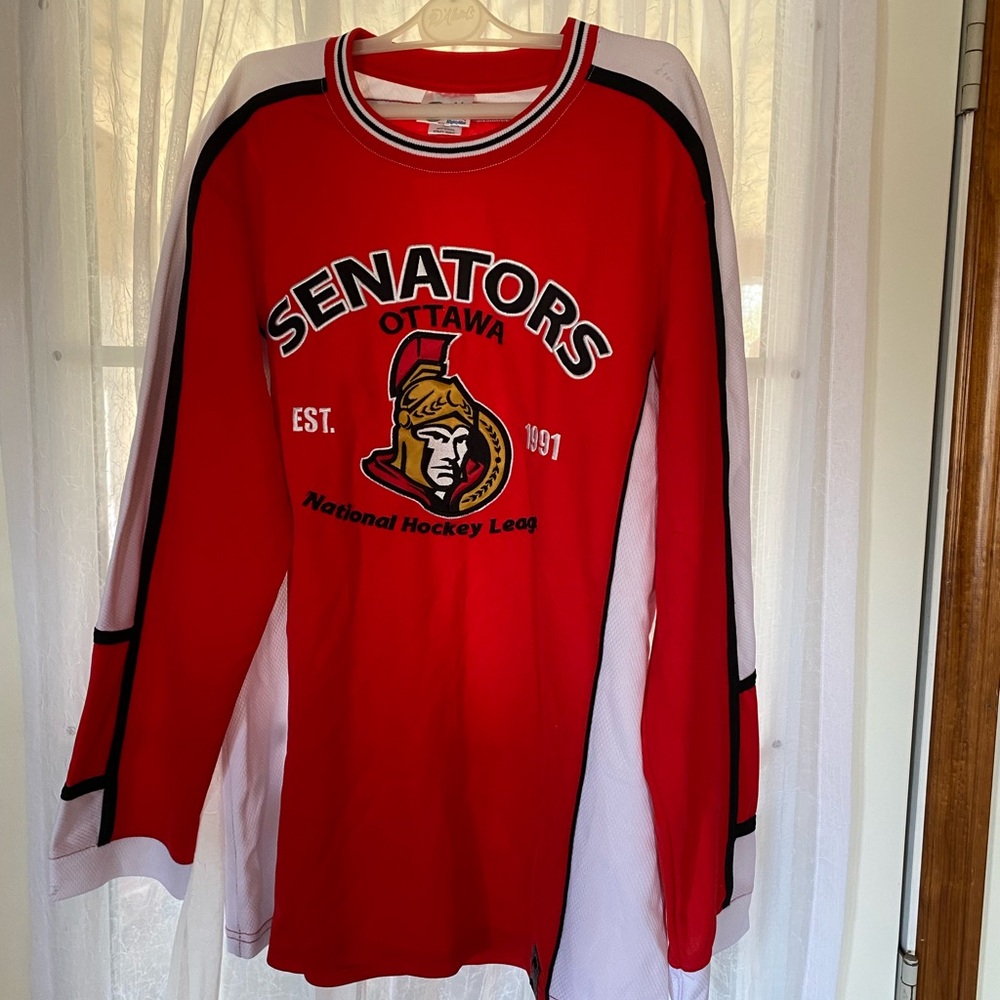Youth Ottawa Senators Red Long Sleeve Shirt